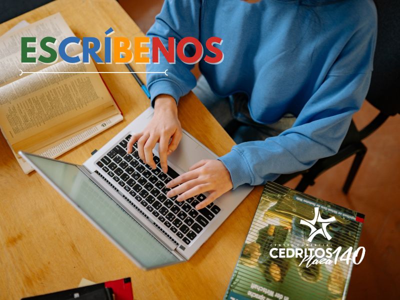 Escribe a cedritos plaza 140